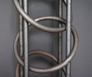 Arie Berkulin - Sculptuur 'Ringentoren' - ijzer - 1980 - zéér kleine oplage van 3 stuks kopen? Bied vanaf 1350!