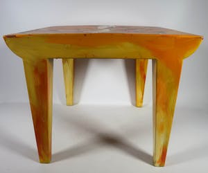 Theo Broeren - Acryl op kunststof, Tafel 6 kopen? Bied vanaf 1!