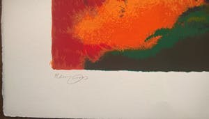 Toon Hermans - Brandende lucht - gesigneerde zeefdruk kopen? Bied vanaf 250!