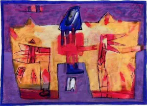 Geert Vrijdag - Kleurenzeefdruk ABSTRAKT II Handgesigneerd kopen? Bied vanaf 45!