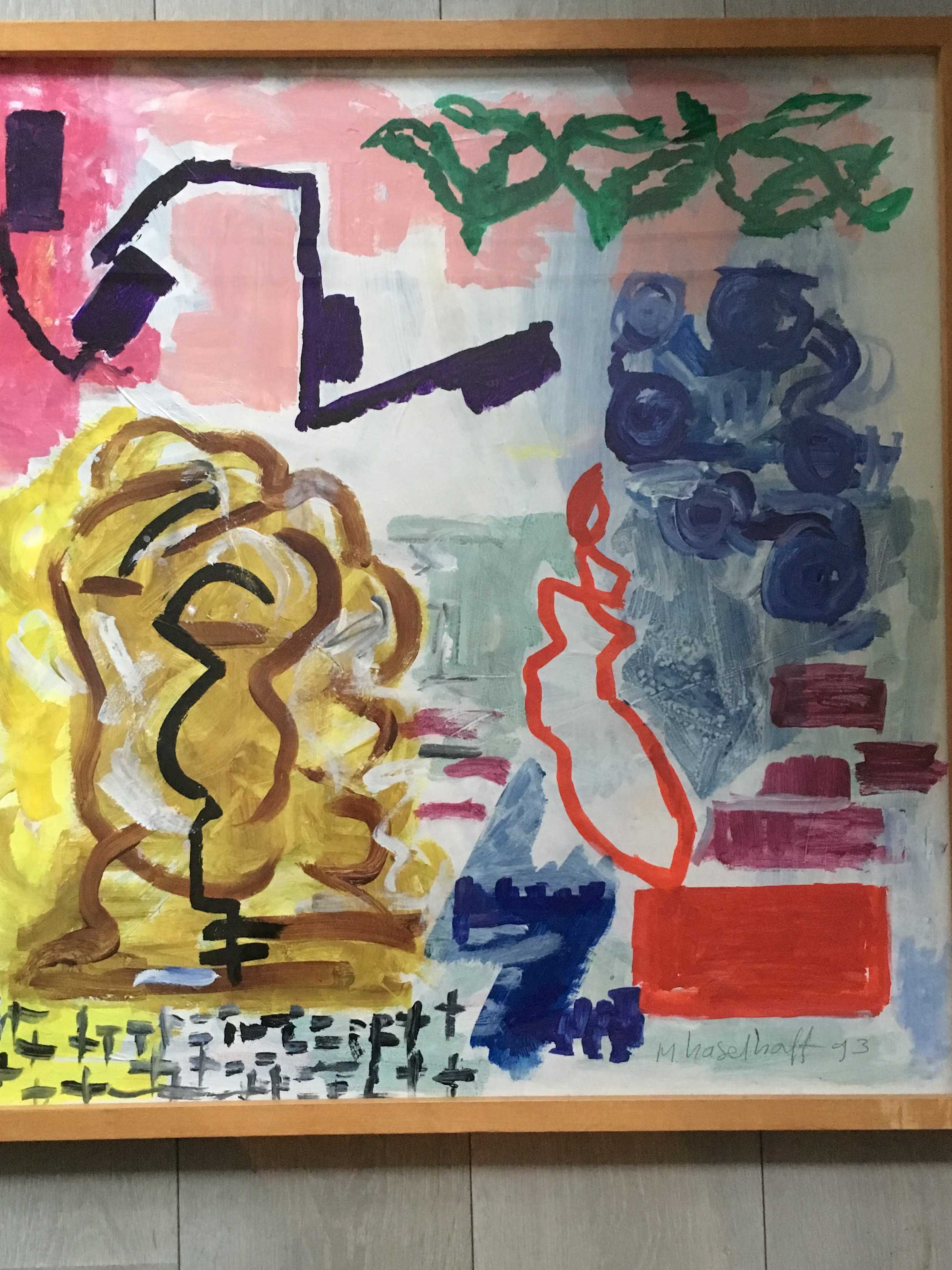Marianne Haselhoff - abstracte voorstelling met kleur kopen? Bied vanaf 50!
