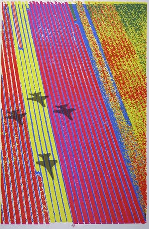 Henk van der Vet - Zeefdruk, Zonder titel kopen? Bied vanaf 1!