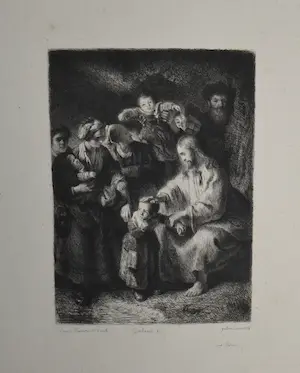 Leopold Flameng - ets, naar Rembrandt kopen? Bied vanaf 25!