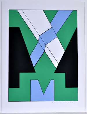 Guy Vandenbranden - Zeefdruk - Gesigneerd - 40x30 cm - 1973 kopen? Bied vanaf 290!