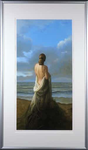 Fred de Heij - Gicléé, Strand - Ingelijst (Groot) verkocht voor € 70!