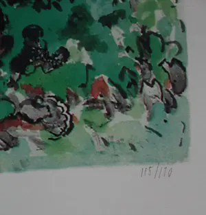 Pieter Holstein - met de hand ingekleurde litho - 2002 kopen? Bied vanaf 75!