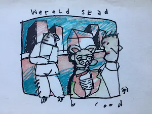 Herman Brood - Wereldstad (met COA stichting HB-M) kopen? Bied vanaf 975!