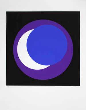 Genevieve Claisse - Abstracte compositie - Giclée 2015 - handgesigneerd - oplage 40 verkocht voor € 155!