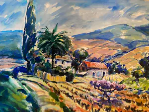 Piet Snoeren - landschap in de Var kopen? Bied vanaf 50!