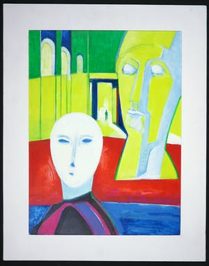 Joe Wols - Acryl op karton, Zonder titel kopen? Bied vanaf 1!