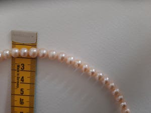 Curiosa - Zalm roze Akoya parel collier - transformer kopen? Bied vanaf 25!