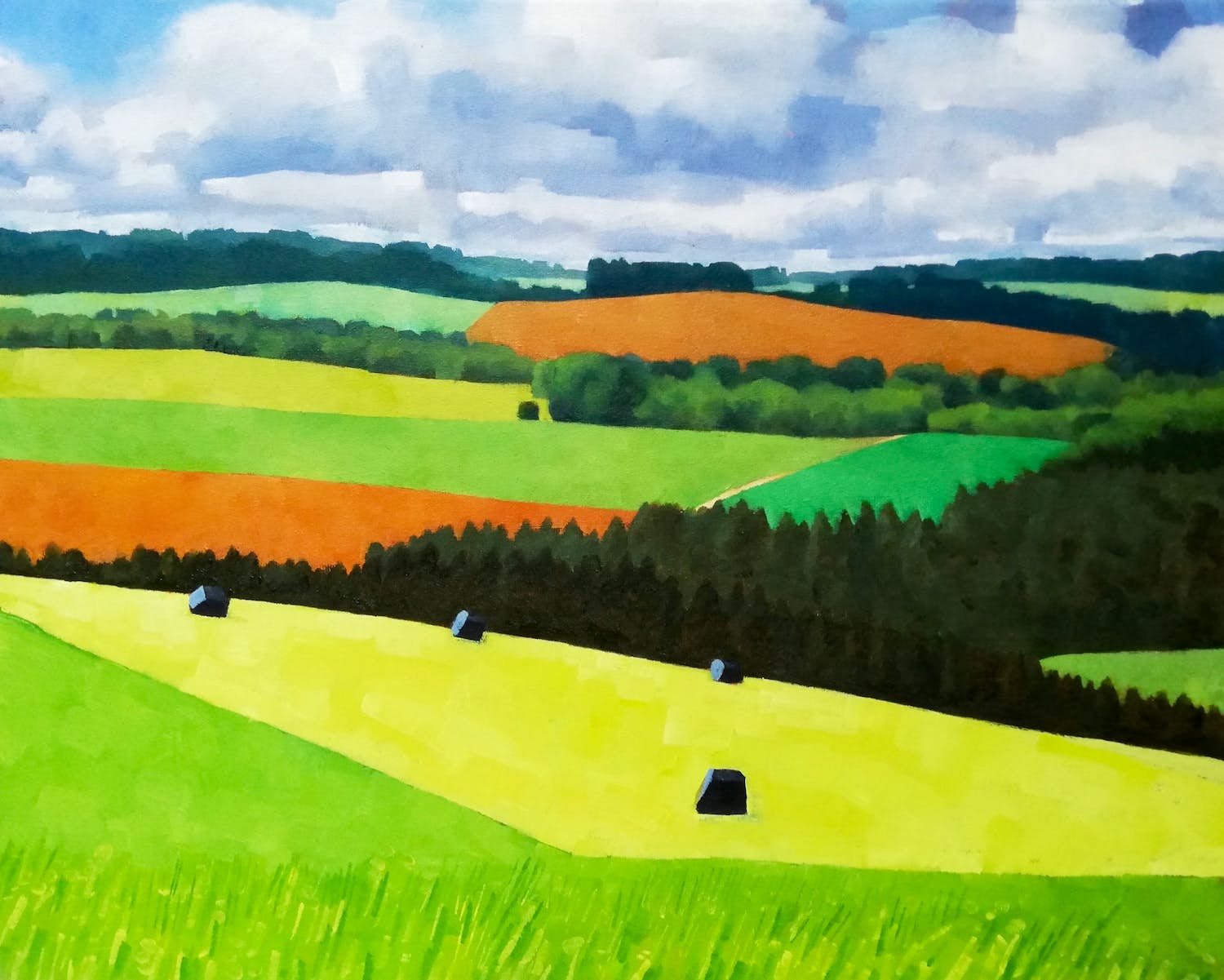 Willem Visser - Eifellandschap verkocht voor € 140!