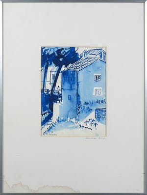 Margot Hudig-Heldring - Aquarel, Corcubion Spanje kopen? Bied vanaf 1!