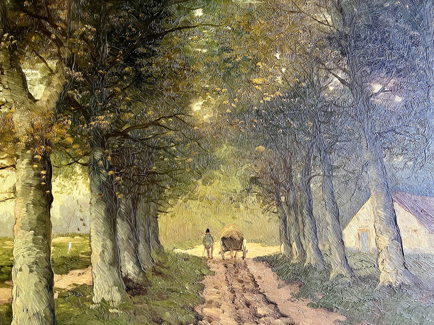 Ad Beekmans - Schilderij van een bosweg. kopen? Bied vanaf 25!