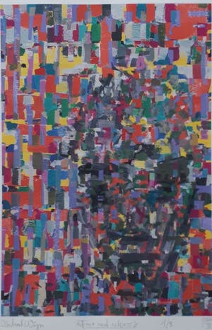 Michael Wyss - Twee kleurrijke en exclusieve zeefdrukken + oevreboek kopen? Bied vanaf 1!