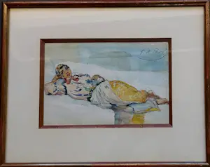 Elie Anatole Pavil - Liggende jonge vrouw kopen? Bied vanaf 650!