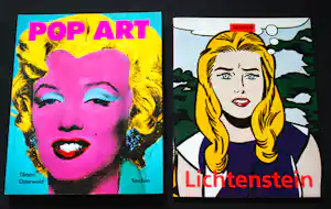 Roy Lichtenstein - en Pop Art- 2 boeken in zeer goede staat verkauft für € 50!