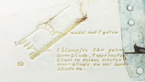 Leentje Linders - Ets, This famous flagship - Ingelijst kopen? Bied vanaf 45!