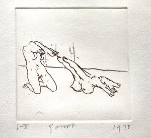 Geurt van Dijk - 5 ondeugende etsen / Zeer kleine oplage, handgesigneerd - 1973 kopen? Bied vanaf 1!