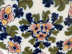 Koninklijke Tichelaar Makkum - Polychroom handbeschilderd aardewerken wandbord kopen? Bied vanaf 20!