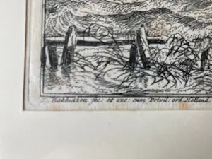 Ludolf Bakhuizen - Een oorlogsschip op de Maas bij Rotterdam kopen? Bied vanaf 95!