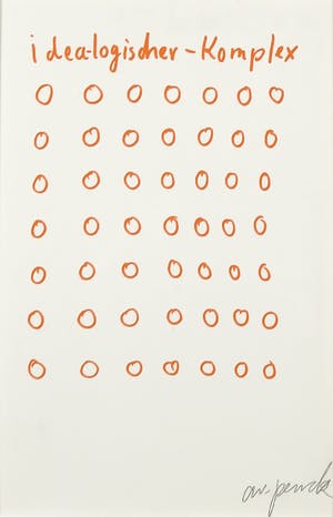 A.R. Penck - Zeldzame, handgesigneerde litho, Idea-logischer-Komplex kopen? Bied vanaf 1!