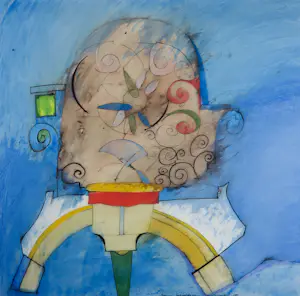 Susan Schildkamp - Gemengde techniek op papier, Ornament - Ingelijst kopen? Bied vanaf 90!