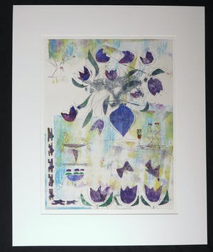 Lia van Leeuwen - Kleurenets, Vaas met bloem kopen? Bied vanaf 1!