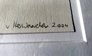 C.J.M. van Herwaarden - Soulmade - Piëzografie / Handgesigneerd met Barth Lijst & Passepartout. kopen? Bied vanaf 250!