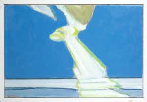 Paul Overhaus - Olieverf op doek, Zonnestraal - Ingelijst verkocht voor € 50!