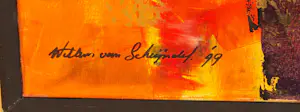 Willem van Scheijndel - Acryl op doek, Zonder titel, Ingelijst (Groot!) kopen? Bied vanaf 500!