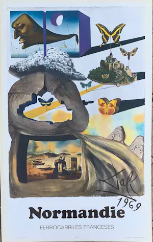 Salvador Dali - Vlindersuite i.o.v. Franse Spoorwegen (SNCF) kopen? Bied vanaf 99!