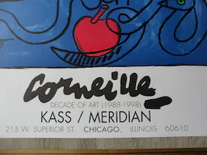 Corneille - Kleurenlitho IMAGE DU PARADIS uit 1998 kaufen? Bieten Sie von 50!