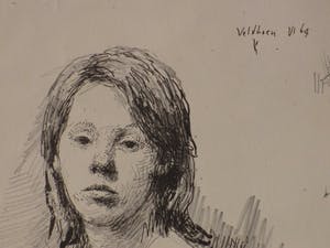 Aat Veldhoen - Lotje Veldhoen, zwanger en naakt - Rotaprint kopen? Bied vanaf 70!