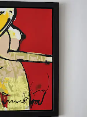 Herman Brood - Naked Beauty op Canvas / Linnen - Handgesigneerd - E.A kopen? Bied vanaf 650!
