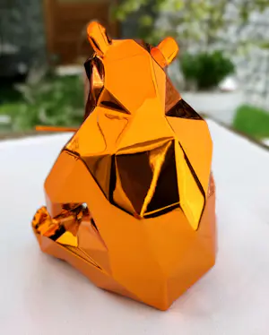 Richard Orlinski - PANDA SPIRIT (ORANGE EDITION) kopen? Bied vanaf 250!