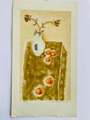 Lita van Engelenhoven - Vaas met vijf appels kopen? Bied vanaf 65!