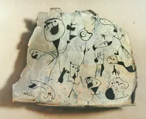 Joan Miro - Affiche “Miró de Prop - Barcelona, 1985”. Gesigneerd in de plaat. kaufen? Bieten Sie von 25!