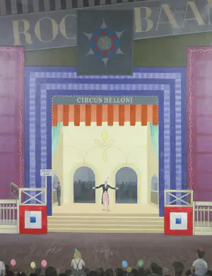Kees Balvers - Acryl, Circus - Ingelijst kopen? Bied vanaf 150!