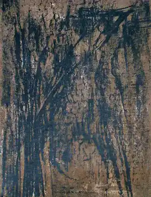 Maria Elena Vieira da Silva - Compositie Brune - 1962 - Originele lithografie - Mourlot verkauft für € 85!