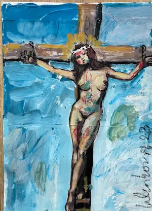 Peter Klashorst - Crucify kopen? Bied vanaf 125!