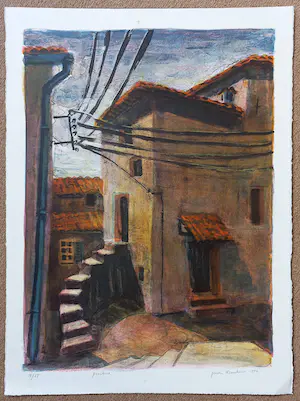 Jeroen Hermkens - Provence, litho kopen? Bied vanaf 55!