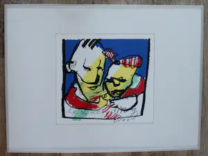 Herman Brood - Ingelijste zeefdruk: "Lekker ding" kopen? Bied vanaf 350!