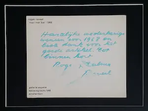Roger Raveel - Nieuwjaarswens 1968 offset kopen? Bied vanaf 100!