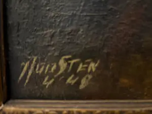 Joop Joosten - stilleven met vaas en sinasappels kopen? Bied vanaf 200!