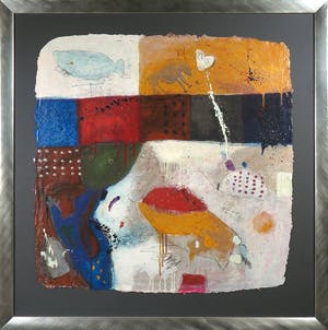 Alexander Vogels - Zeefdruk, Zonder titel - Ingelijst (Groot) kopen? Bied vanaf 50!