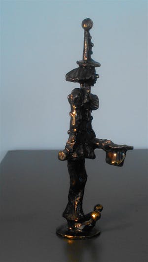 Corry Ammerlaan - Clown met hoed op en in de hand kopen? Bied vanaf 19!