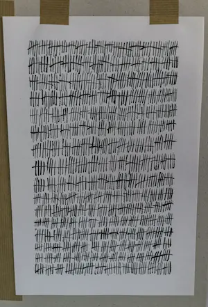 Jan Schoonhoven - Twee Offset-Litho's op papier naar een Inkt/Penseel Uit 1976 kopen? Bied vanaf 40!