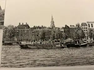 Wim van der Meij - Prins Hendrikkade, de Waag, de Schreierstoren,de Montelbaanstoren kopen? Bied vanaf 50!