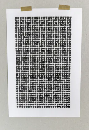 Jan Schoonhoven - Twee Offset-Litho's op papier in pass-partout kopen? Bied vanaf 40!